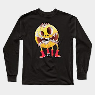 Classic video game zombie Long Sleeve T-Shirt